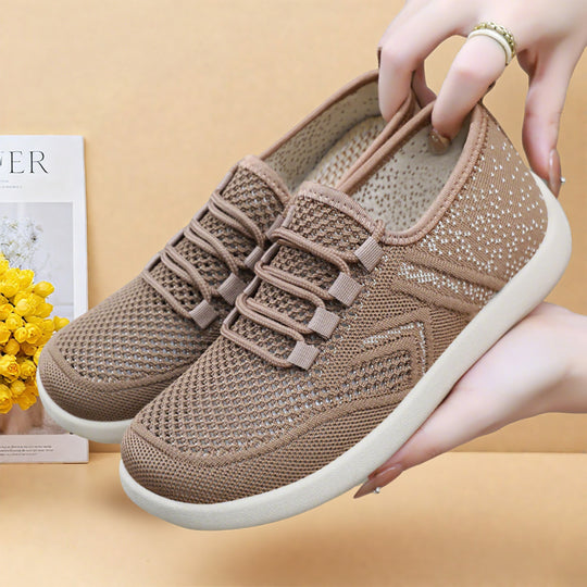Damen Sportliche Mesh-Sneaker mit flexiblem Sohlenkonzept R&B