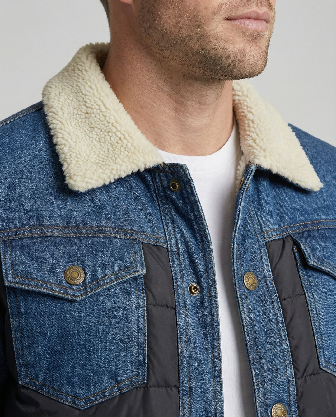 Übergangsjacke Herren Overshirt