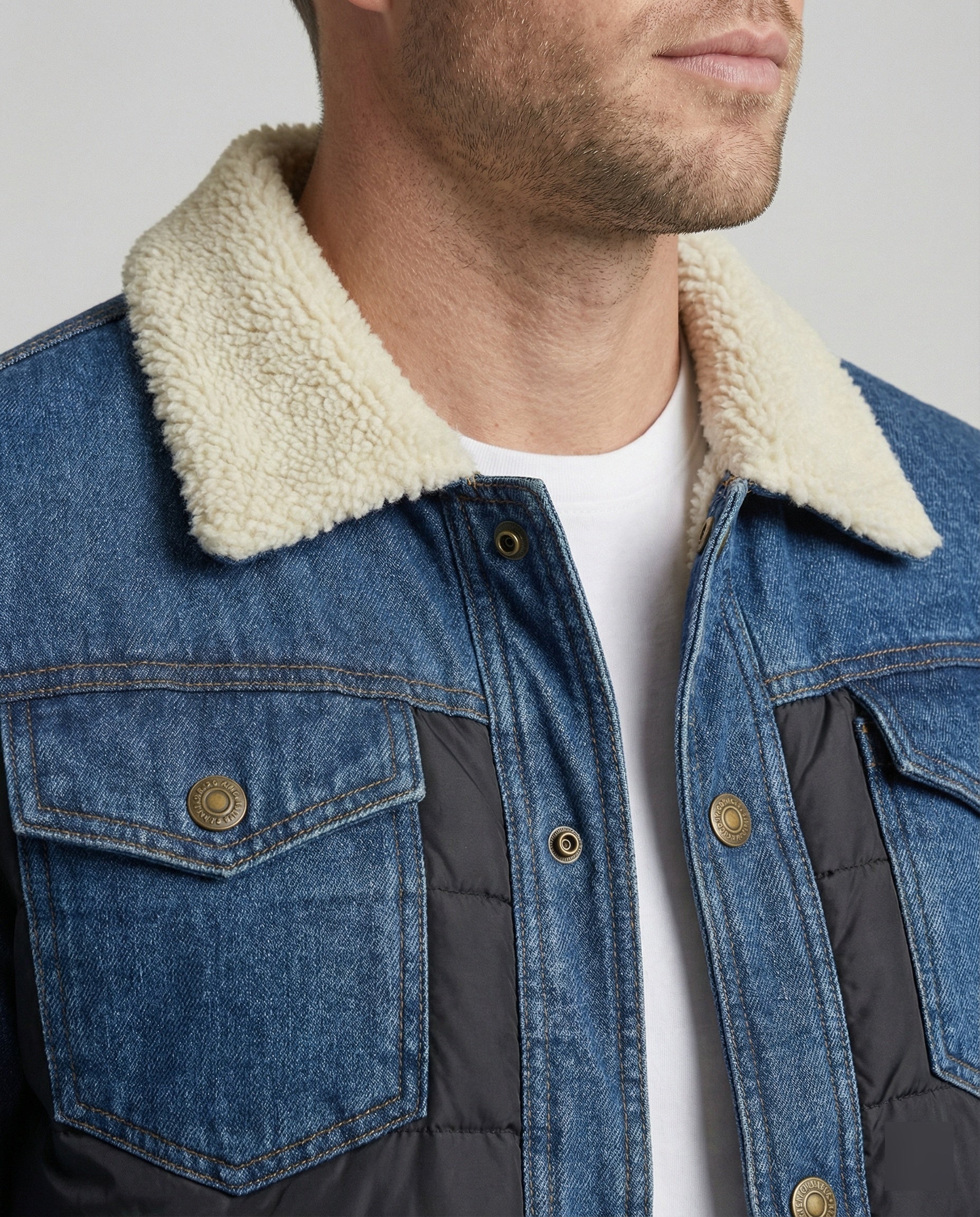 Übergangsjacke Herren Overshirt