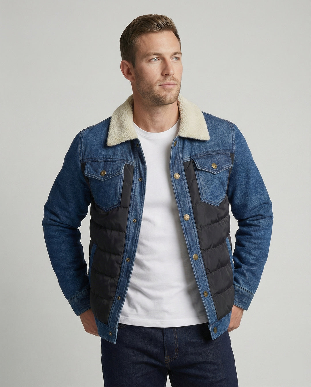 Übergangsjacke Herren Overshirt