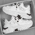 Damen Sportliche Chunky Sneakers mit innovativer Schnürtechnik R&B