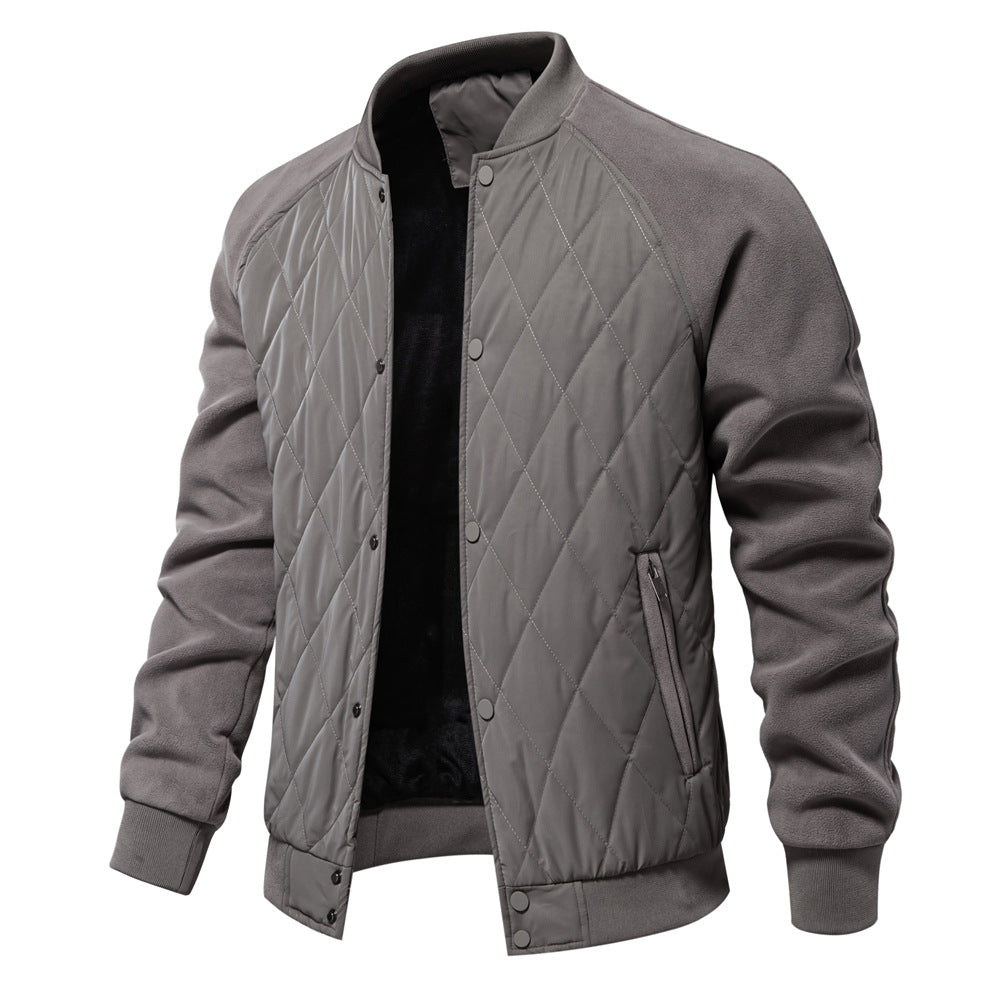 Herren Steppjacke mit modernem Design und praktischen Taschen R&B