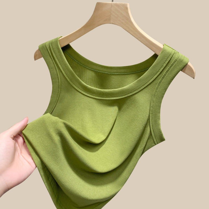 Damen ärmelloses Basic-Top aus hochwertigem Material R&B