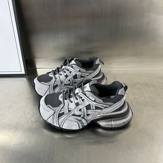 Damen Sportliche Mesh-Sneaker mit dämpfender Sohle und atmungsaktiver Konstruktion R&B