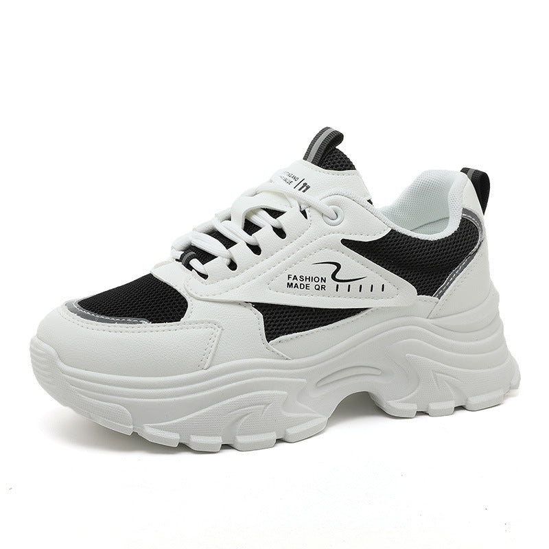 Damen modische Chunky Sneakers mit trendigem Design und stoßdämpfender Sohle R&B
