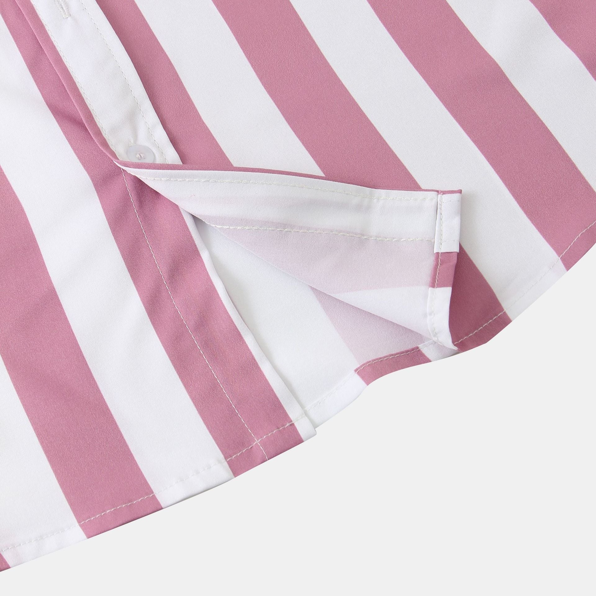 Damen Kurzarmbluse mit modernem gestreiften Design