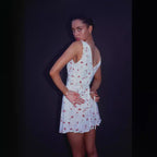 Damen Sommerliches Minikleid mit floralem Design und tailliertem Schnitt R&B