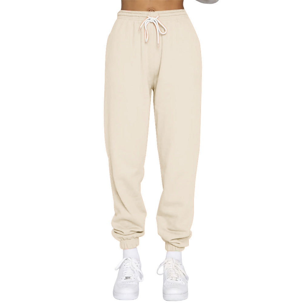 Damen Komfortable Jogginghose mit verstellbarem Bund und elastischen Bündchen R&B