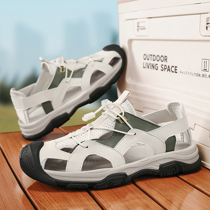 Damen Sportliche Freizeitsandalen mit atmungsaktiver Oberflächenstruktur und flexiblem Fußbett R&B