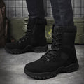 Herren Feste Tactical Boots mit seitlichem Reißverschluss und griffiger Sohle R&B