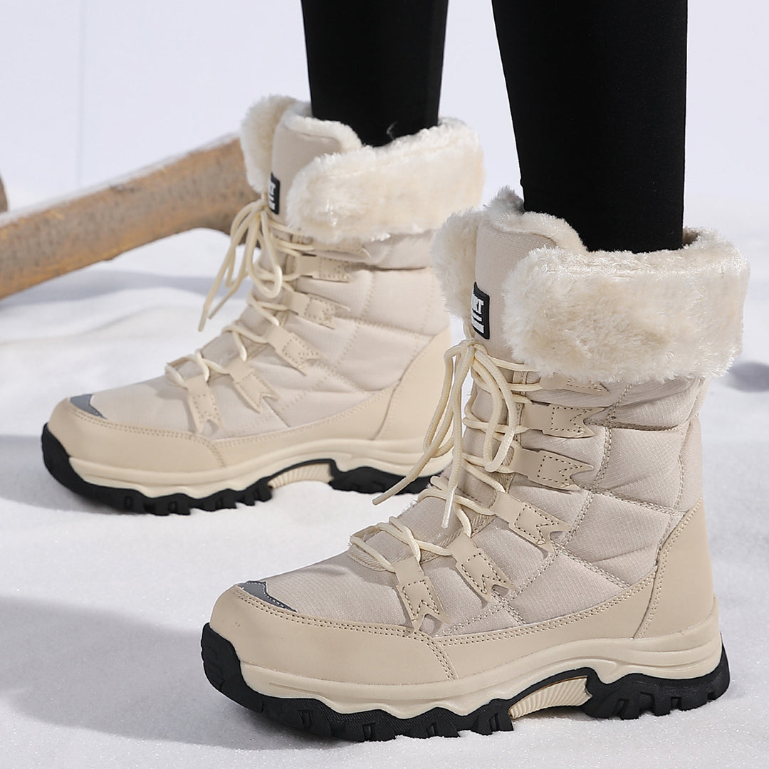Damen Isolierte Winterstiefel mit rutschfester Sohlenkonstruktion und kuscheligem Innenfutter R&B