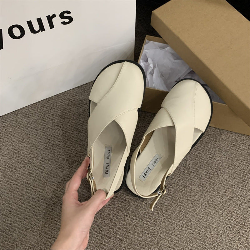 Damen Komfortable Sandalen mit praktischem Klettverschluss und modernem Schnitt R&B