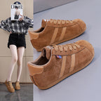Damen lässige Sneakers mit weichem Obermaterial und rutschfester Sohle R&B