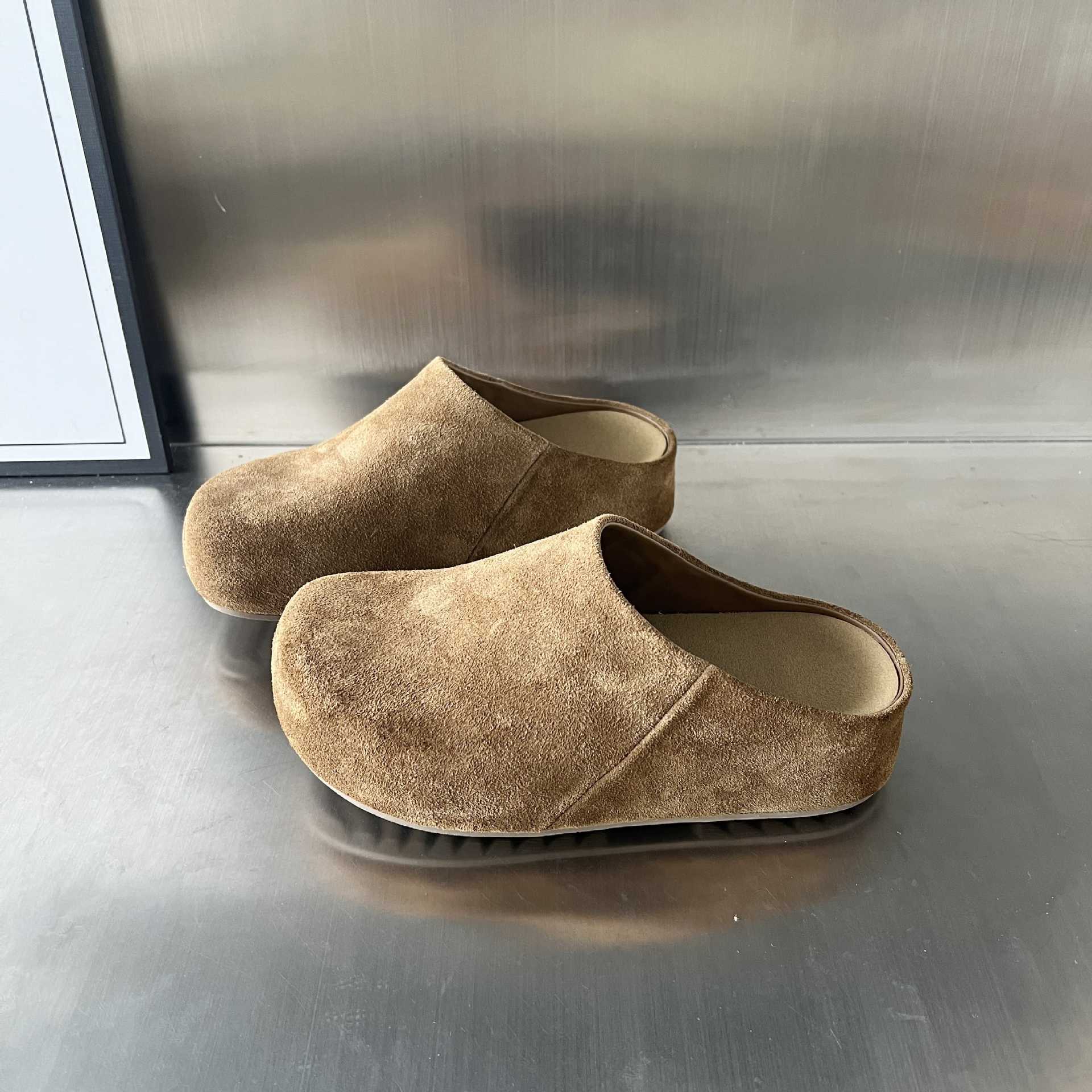 Damen Komfort Clogs aus hochwertigem Wildleder R&B