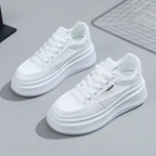 Damen Platform-Sneaker mit atmungsaktiver Mesh-Oberfläche und modischer Sohle R&B