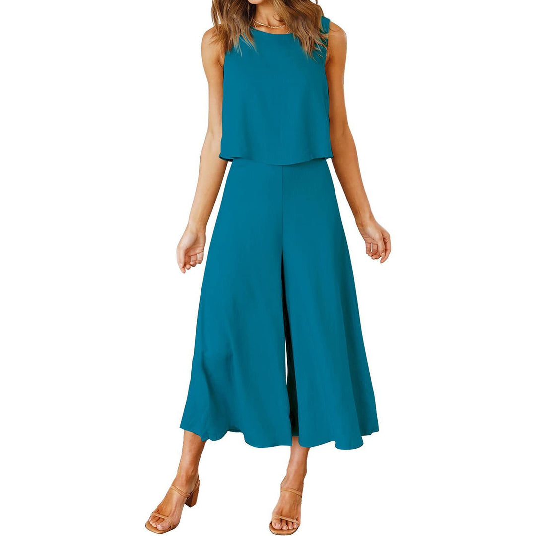Damen luftiger Jumpsuit mit lässigem Schnitt und praktischen Taschen R&B