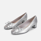 Damen Ballerinas mit elegantem Schleifendetail und glänzendem Obermaterial R&B
