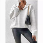 Damen Pullunder mit Stehkragen und strukturiertem Design R&B