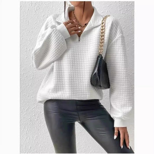 Damen Pullunder mit Stehkragen und strukturiertem Design R&B