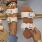 Damen Komfortable Clogs mit doppelt verstellbarem Riemendesign R&B
