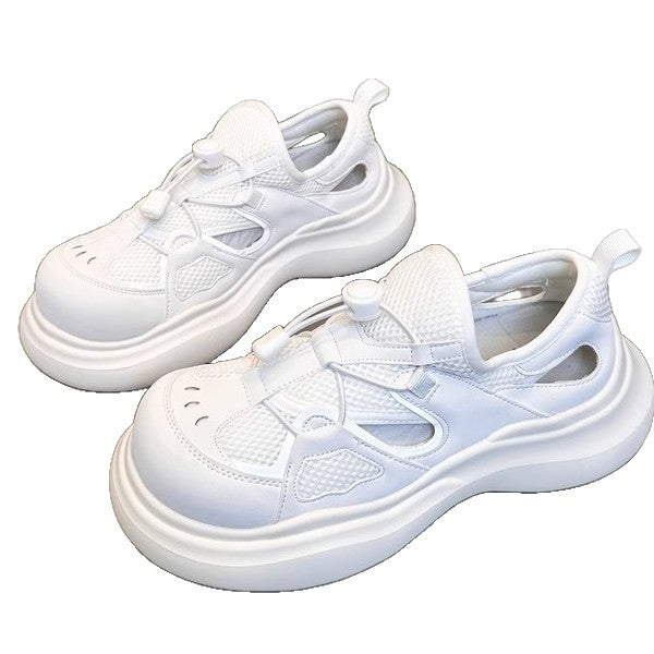 Damen Sportliche Sneakers mit atmungsaktiver Mesh-Oberfläche R&B