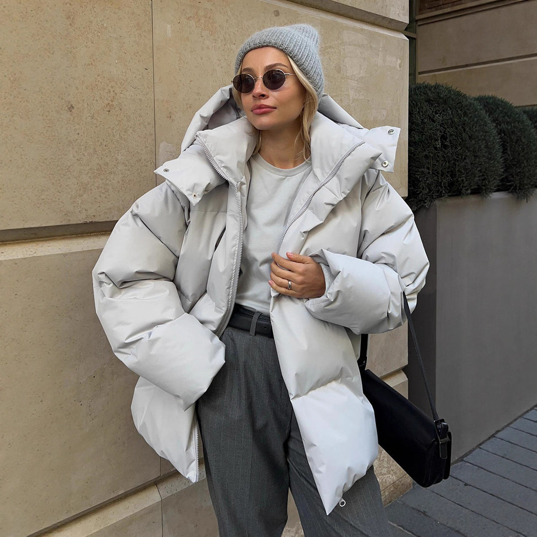 Damen Übergroße Daunenjacke R&B