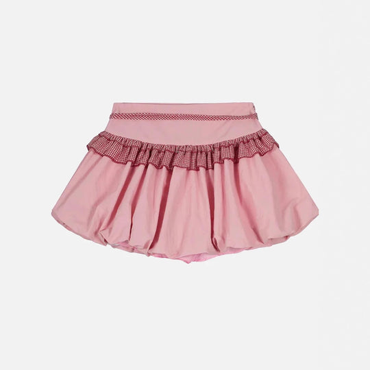 Damen Rüschenrock mit hoher Taille und verspielten Details R&B