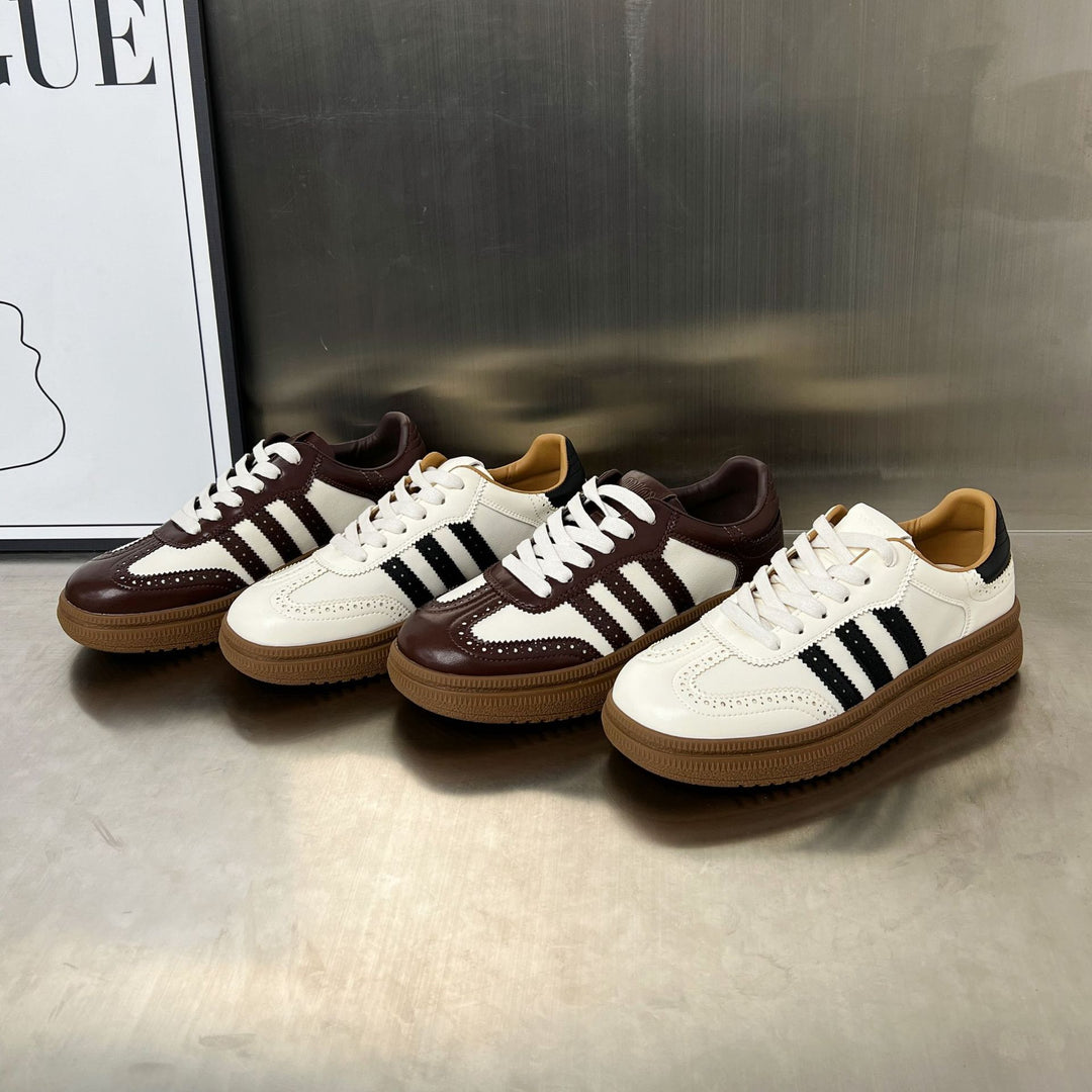 Damen sportliche Retro-Sneakers mit klassischem Design und atmungsaktiver Oberkonstruktion R&B