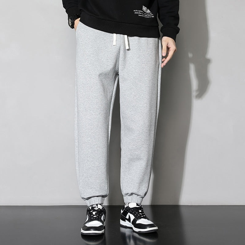 Herren lässige Sweatpants mit elastischem Bund und seitlichen Taschen R&B