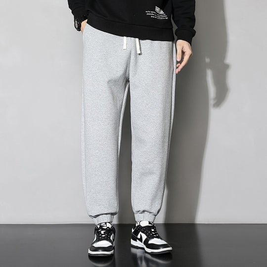 Herren lässige Sweatpants mit elastischem Bund und seitlichen Taschen R&B