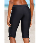 Damen Sportliche Radlerhose mit dekorativen Schnürdetails R&B