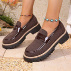 Damen modische Loafers mit rutschfester Sohle R&B