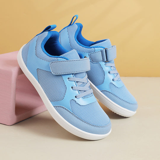 Unisex nan leichte Mesh-Sneaker mit elastischem Schnürsystem, Klettverschluss und EVA-Zwischensohle R&B