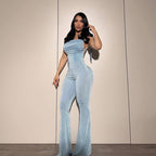 Damen Eleganter Jumpsuit mit figurformendem Schnitt R&B