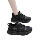 Damen Sportliche Luftige Sneakers mit atmungsaktivem Mesh und stoßdämpfender Sohle R&B