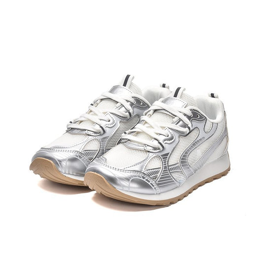 Damen Sportliche Lauf-Sneaker mit atmungsaktiver Mesh-Oberfläche und stoßdämpfender Sohle R&B