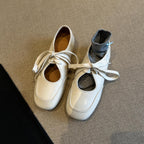 Damen modische Ballerinas mit integriertem Sockenkomplettsystem R&B