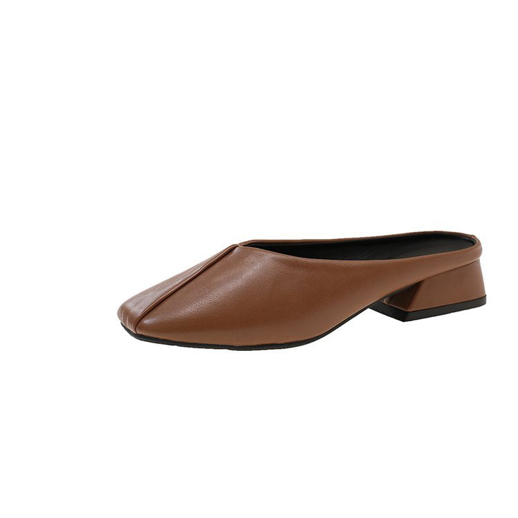 Damen elegante Mules mit modernem spitz zulaufendem Design R&B