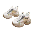 Damen Sportliche Chunky Sneakers mit atmungsaktiver Netzstruktur R&B