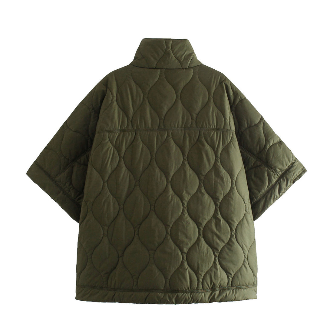 Damen Steppjacke mit hohem Kragen und praktischen Eingrifftaschen R&B