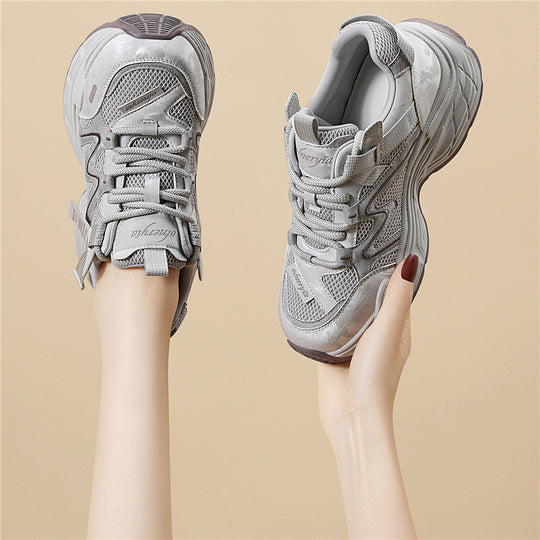 Damen Sportliche Lifestyle-Sneaker mit atmungsaktivem Obermaterial und rutschfester Sohle R&B