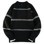Damen Kuscheliger Strickpullover mit streifendem Design R&B