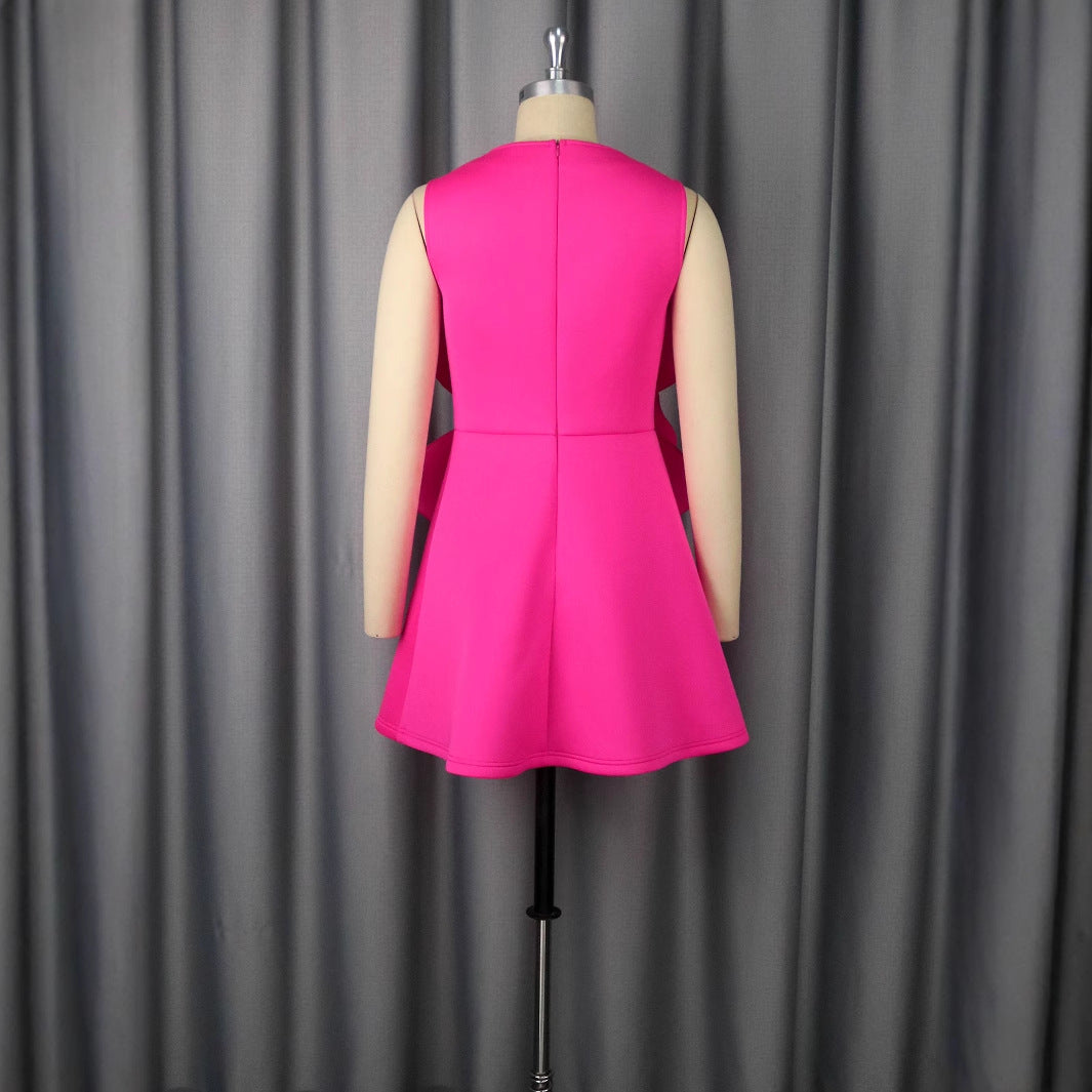 Damen Blumenkleid mit 3D-Design R&B