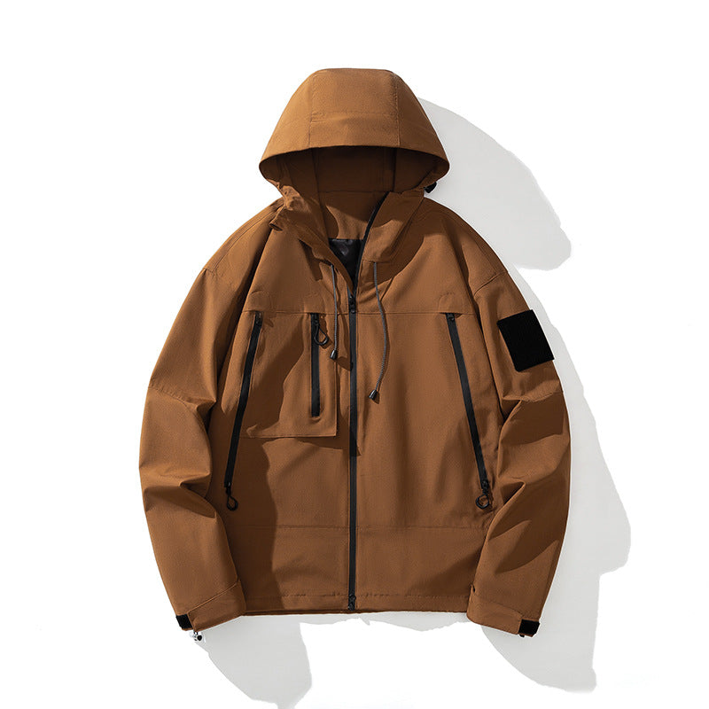 Herren technische Multifunktionsjacke mit praktischen Taschen R&B