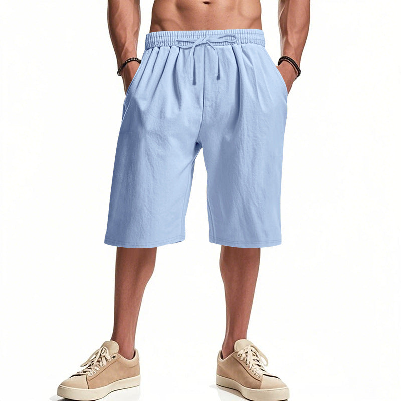 Herren bequeme Cargo-Shorts mit elastischem Bund und großzügigen Taschen R&B