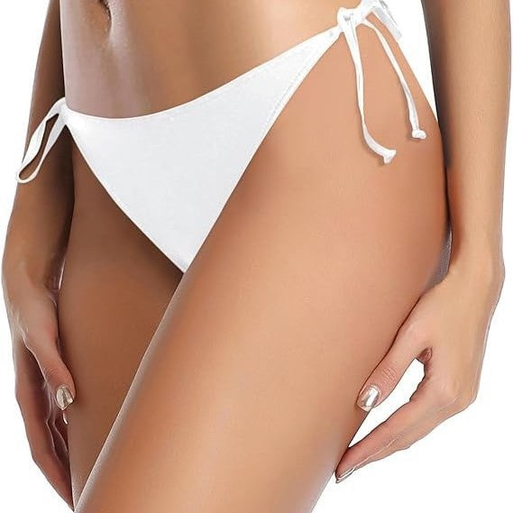 Damen Hochgeschnittenes Bikini-Höschen mit seitlichen Bindebändern R&B