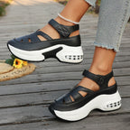 Damen Sportliche Schnürsandalen mit atmungsaktiver Oberkonstruktion R&B
