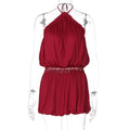 Damen Verspielter Jumpsuit mit Spitzenakzenten R&B