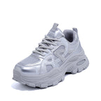 Damen Leichte Lauf-Sneaker mit luftdurchlässiger Mesh-Oberfläche und dämpfender Sohle R&B