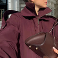 Damen Urbaner Parka mit hohem Stehkragen und innovativem Schnitt R&B